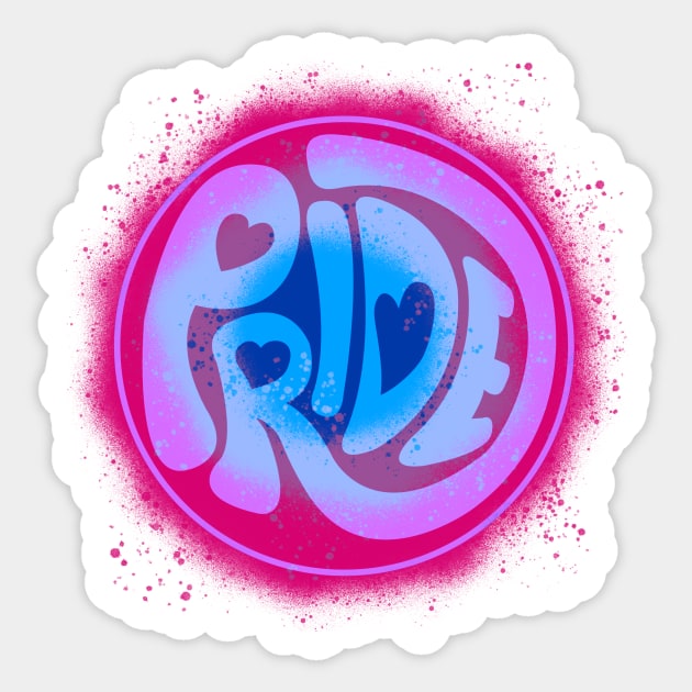 Pride (Bi Pride) Sticker by Labrattish